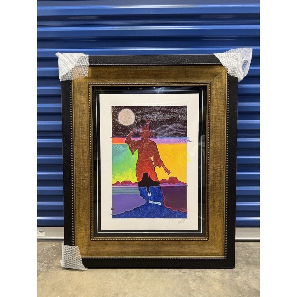 Tim Yanke "Vision Woman" Caldograph. Hand-signed by artist AN 8/9 2019‎